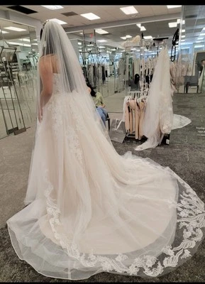 Vestido de novia talla 14 usado Foto 1 de 4