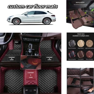 Alfombrillas de coche de lujo personalizadas de PU impermeables para todo tipo de clima Mercedes-Benz Foto 1 de 4