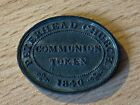Peterhead Scotland 1840 church Communion token