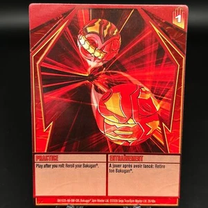 Bakugan PRACTICE Red Ability Card 2009 BA1026-AB-SM-GBL 26/48a GUNDALIAN - Picture 1 of 7
