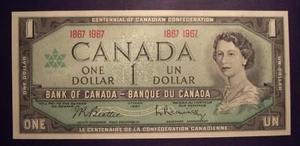 B Canada 1867 - 1967 BC-45a $1 Note - GemUnc - Picture 1 of 2