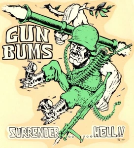 Vintage ED ROTH Decal vietnam era illustration Army soldier hot rod van chopper - Picture 1 of 2