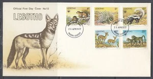 Lesotho Scott 228-32 FDC - Wildlife - Picture 1 of 1