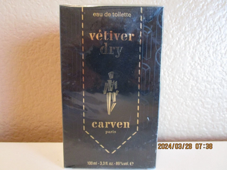 VETIVER CARVEN DRY 3,3 OZ 100 ml EDT SPLASH NUEVO EN CAJA RARO Foto 1 de 1