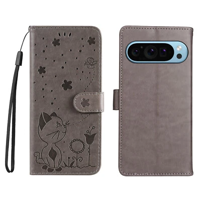 For Google Pixel 9 Pro XL 8A 7A 6A 5G 4A 5A Flip Leather Wallet Case Stand Cover - Image 1 of 4