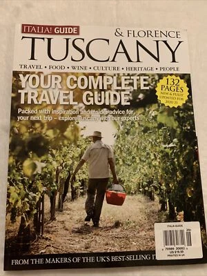 TUSCANY & FLORENCE ITALY Travel Guide 2020 Magazine FOOD WINE CULTURE PEOPLE New - Image 1 of 4