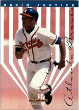 1995 Leaf Limited Atlanta Braves Baseball Card #95 David Justice