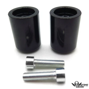 Kit deslizante extremo de barra de manillar negro para Kawasaki 2006-07 Ninja ZX-10R ZX10R - Imagen 1 de 7