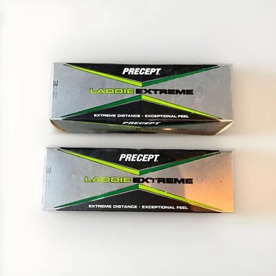 Precept Laddie Extreme Golf Balls White 2 SLEEVES (6 Total) Long Distance READ - Image 1 of 4