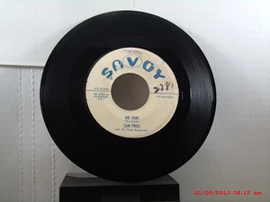 SAM PRICE -(45)- WHITE LABEL PROMO RIB JOINT / TISHOMINGO - SAVOY 1505 -1956 - Picture 1 of 2