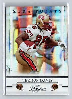 2008 Playoff Prestige #85 Vernon Davis Xtra Points Excellent - Image 1 of 2