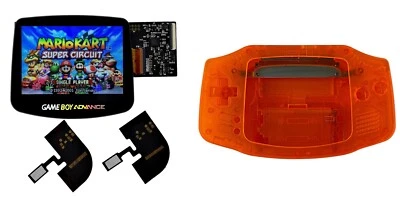 Kit de luz de fundo laminada Game Boy Advance FunnyPlaying M2 3.0 IPS + Shell GBA - Imagem 1 de 4