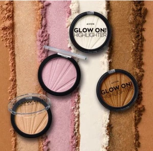 Avon Glow On Illuminating Highlighter with Light-Reflecting Pearls New Boxed - Picture 1 of 21