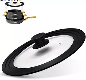 Universal Lid for Pots, Pans and Skillets, Pot Lid with Heat Resistant Silicone - Picture 1 of 7