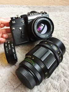 Lens TAIR 11A 2.8/135 KMZ M42 Russian Lens Zenit +camera Zenith for free - Picture 1 of 23