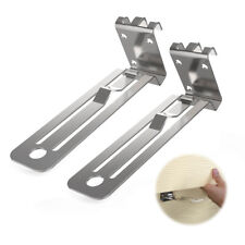 2pcs 5/16-Inch Replaceable Siding Tools Gecko Siding Gauge Spring Steel Silver