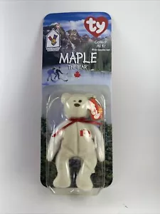 Maple The Bear Beanie Baby Mcdonalds Vintage 1997 TY New - Picture 1 of 3