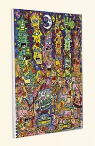Me we Miny and the Moon Mondsichel Drink Kunstdruck Poster Rizzi Platte 125 - Afbeelding 1 van 1