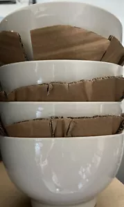 Over & Back 4-Piece 'What a Dish' Porcelain Bowl Set, White - Picture 1 of 2