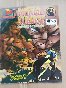 Vintage 90's TOP KIDS Mortal Kombat "Sangre y Trueno" #4 Comic Spanish ARGENTINA - Picture 1 of 13