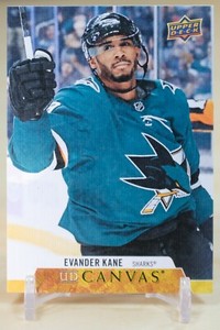 2020-21 Upper Deck UD Canvas Evander Kane #C67 San Jose Sharks