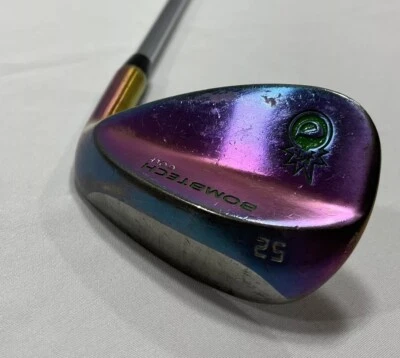 Bombtech Grenade Wedge 52°- Wedge Stock Grip Steel Shaft Right Handed Iridescent - Image 1 of 4