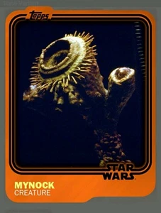 2015 Star Wars Card Trader Mynock Creatures Orange Halloween Card 10,333 SWCT - Picture 1 of 2