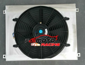 Cubierta de radiador de aluminio + ventilador para Jeep Grand Cherokee WJ WG 4,0 L 4,7 L 1999-2005 - Imagen 1 de 5