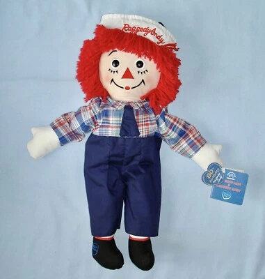 Кукла RAGGEDY ANDY издание на 80-й день рождения от Dakin Applause 17 дюймов плюшевая с бирками - Изображение 1 из 4