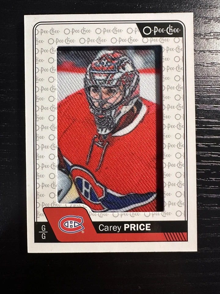 💥RARE💥 2016-17 O-Pee-Chee Manufactured Patch CAREY PRICE #P-21  Base - 1:156 - Image 1 of 2