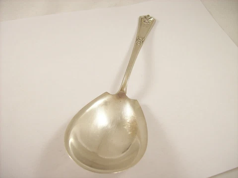ANTIQUE STERLING SILVER BERRY/CASSEROLE SPOON, LOUIS XIV, DOMINICK & HAFF Cover