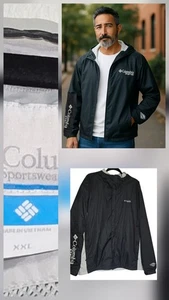 Columbia Full Zip Omni Tech PFG Sports Jacket Black Packable Men’s Size XxLarge - Picture 1 of 9