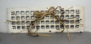 Vintage Metal Furnace Wall Floor Grate - Picture 1 of 7
