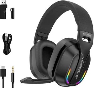 2.4GHz Wireless Gaming Headset for PC, PS5, PS4, Switch - Bluetooth 5.4, 20H - Picture 1 of 6