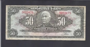 HAITI - 50 GOURDES 1979 @ TYVEK @ RARE !!!!! - Picture 1 of 2