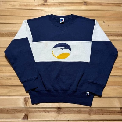 Sudadera Mediana Vintage Años 80 90 Georgia Southern University Eagles Colorblock Foto 1 de 4