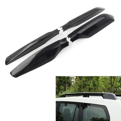 Roof Rack Bar Rail End Cover Shell For Toyota Land Cruiser Prado FJ150 2010-18 Foto 1 de 4