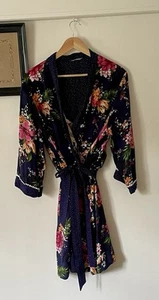 M&S Brightly Coloured Floral Kimono Size 12 - Picture 1 of 5