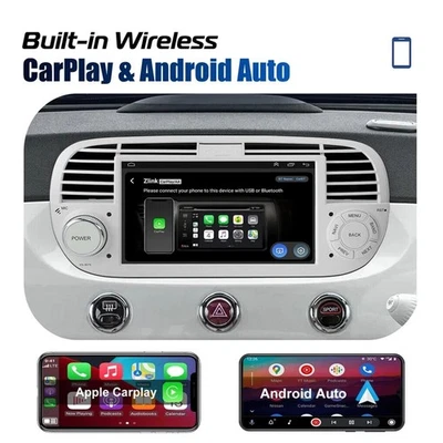 Reproductor multimedia para automóvil con pantalla táctil sistema Android 13 con CarPlay inalámbrico Foto 1 de 4