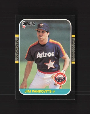 1987 Donruss #605 Jim Pankovits Houston Astros MM - Image 1 of 2