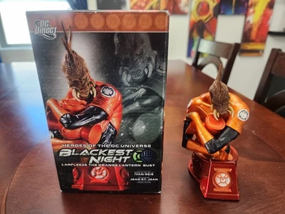 Busto Larfleeze DC Direct Blackest Night Agent Orange Lantern Corps LE #720/3500 Foto 1 de 4