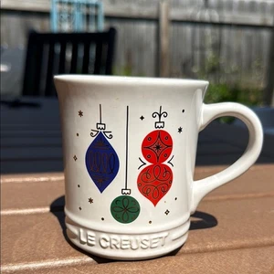 Le Creuset Noel Christmas Ornament Holiday Coffee Mug - Picture 1 of 4