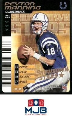 2001 NFL Showdown 1st Edition Peyton Manning Showdown Stars #L04 - Image 1 of 2