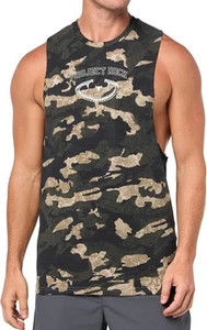 Under Armour Men's Project Rock All Over Brahma Bull Tank T-Shirt New Camo Print - Picture 1 of 3