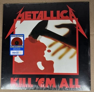 Metallica Kill ‘Em All Walmart Exclusive Fire Engine Red Vinyl LP Sealed New - Picture 1 of 2