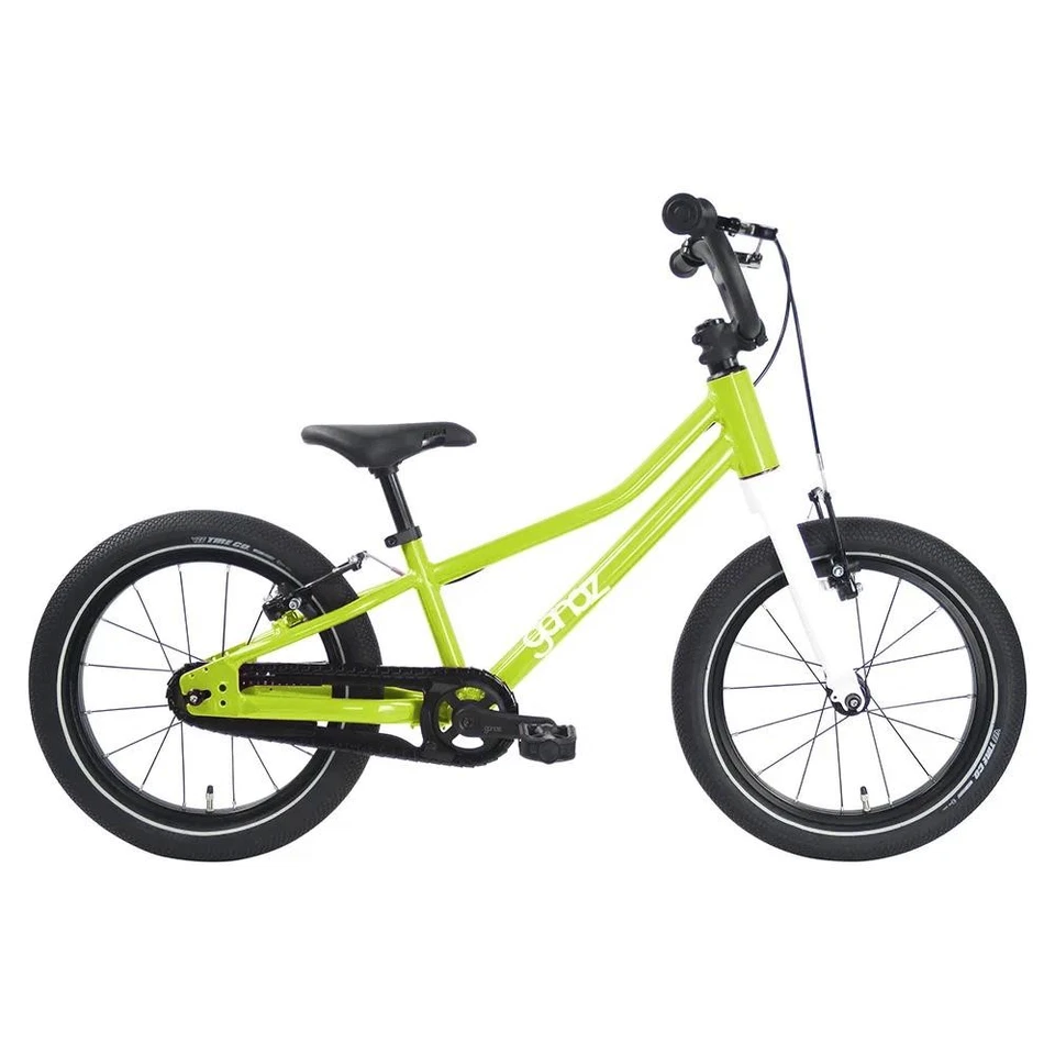 Ultraleichte Kinderfahrrad 16 Zoll 4-6 Jahre 1 Gang Gelb 24GU16L Ganaz Kinder - Bild 1 von 1