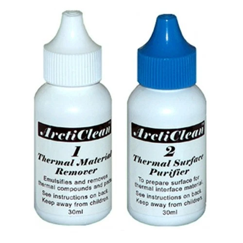 ArctiClean Set 1 & 2 Thermal Paste Material Remover & Surface Purifier ACN-60ML  - Image 1 of 1