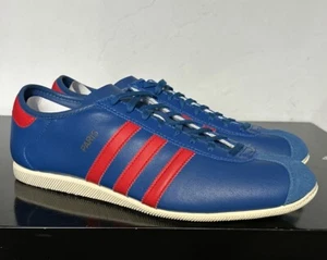 ADIDAS Originals Paris ‘Lush Blue Red’ 2020 UK size 9.5  FV1191 - Picture 1 of 11