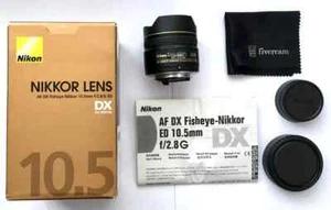 Nikon Nikkor AF 10.5mm f2.8 DX G ED Fisheye Lens - Picture 1 of 5