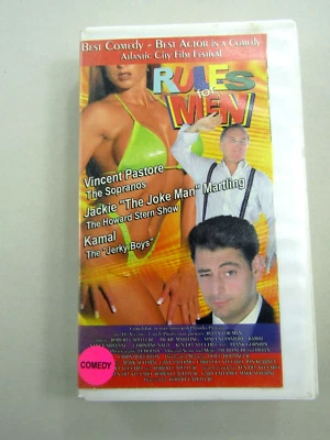 VTG Rules for Men VHS Clamshell Comedy Vincent Pastore Jackie Martling 2001 - Image 1 of 4